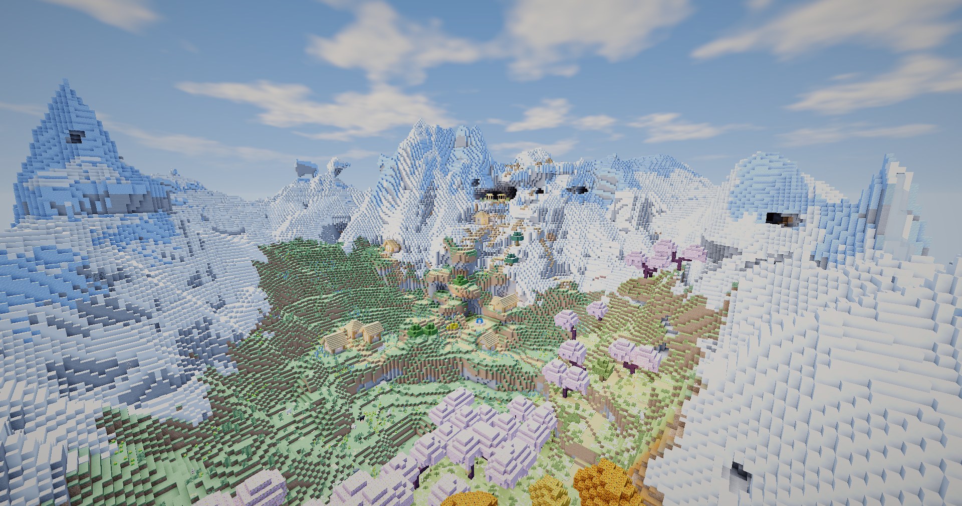 After: Minecraft with Crownlight Shader